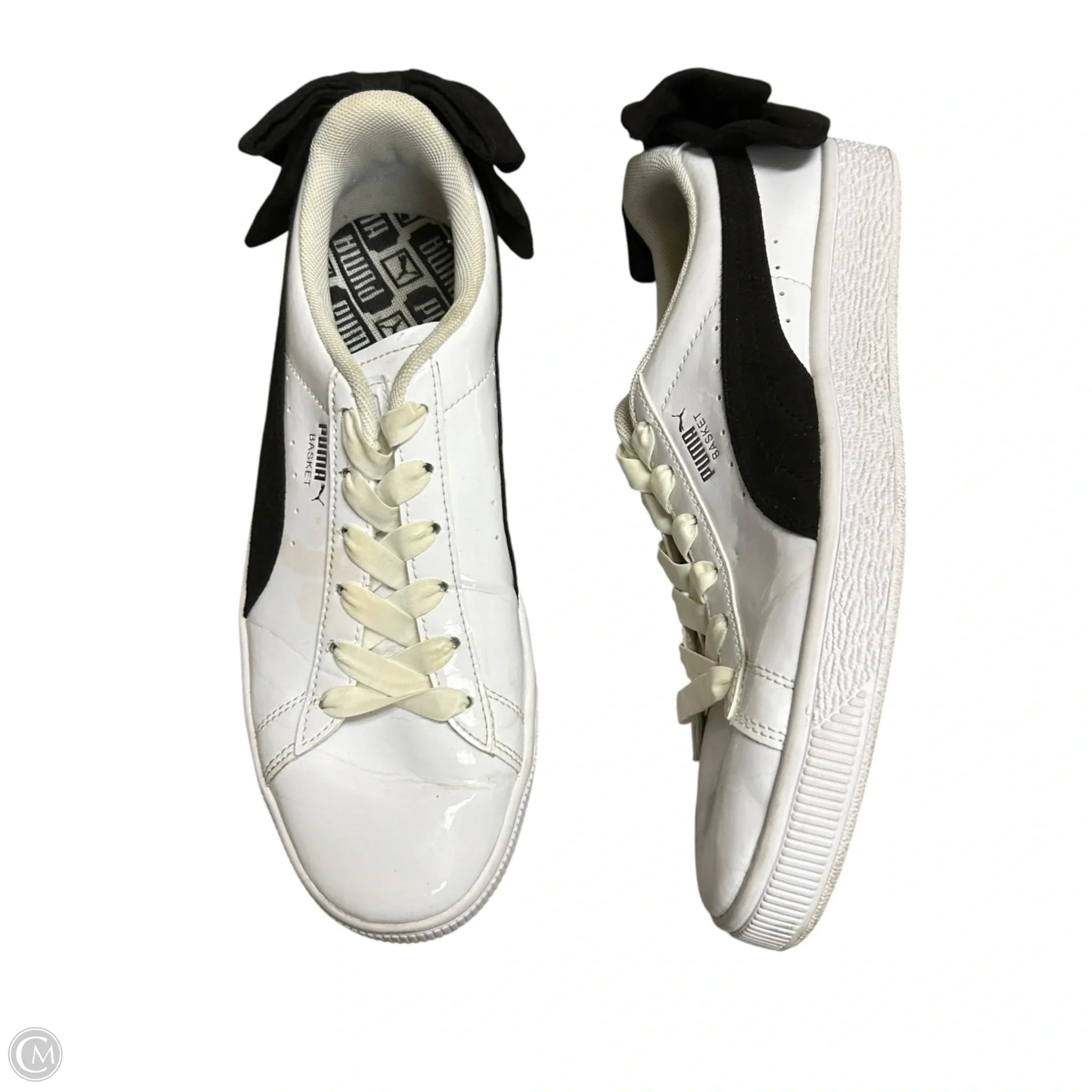 Shoes Sneakers By Puma In Black & White, Size: 9