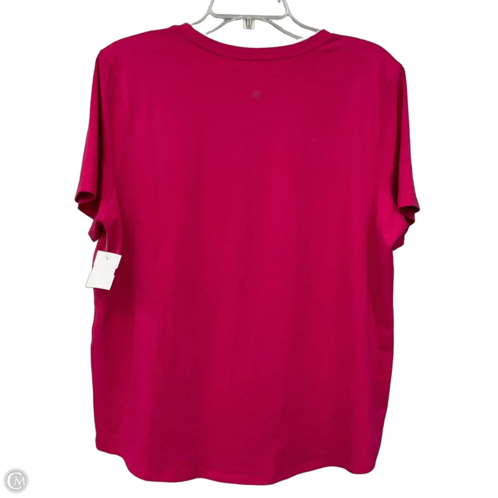 Top Short Sleeve Basic By Lululemon In Pink, Size: 14