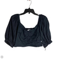 Top Short Sleeve By Abercrombie And Fitch In Black, Size: Xl