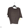 Top Short Sleeve By Quince In Brown, Size: S