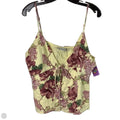 Top Sleeveless By Abercrombie And Fitch In Floral Print, Size: Xl