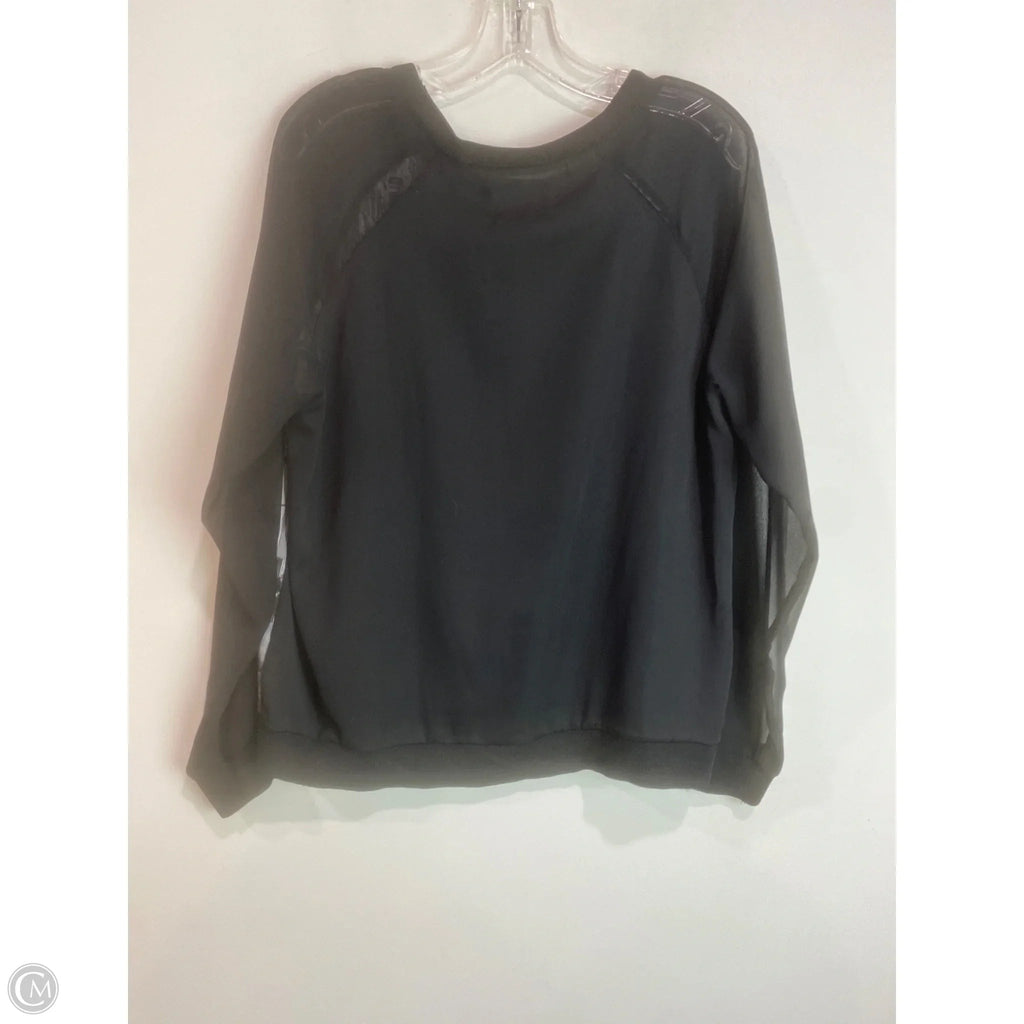 Top Long Sleeve By Elie Tahari In Black, Size: L