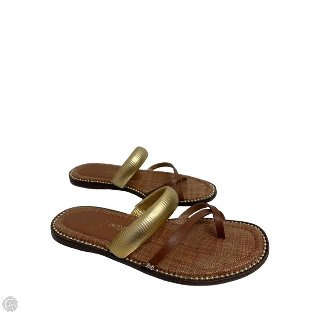 Sandals Flats By Sam Edelman In Brown, Size: 9.5