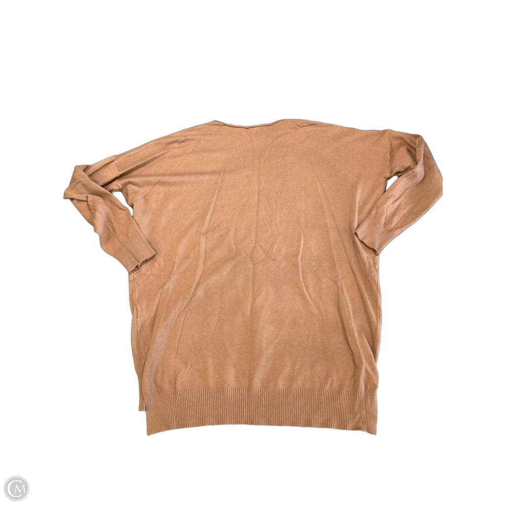 Top Long Sleeve By Dreamers In Brown, Size: S