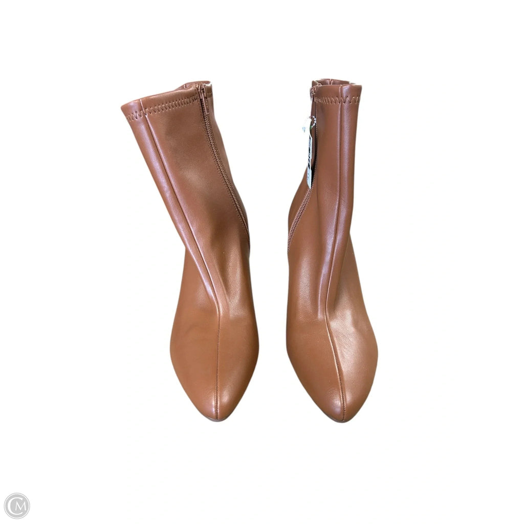 Boots Ankle Heels By A New Day In Brown, Size: 8.5