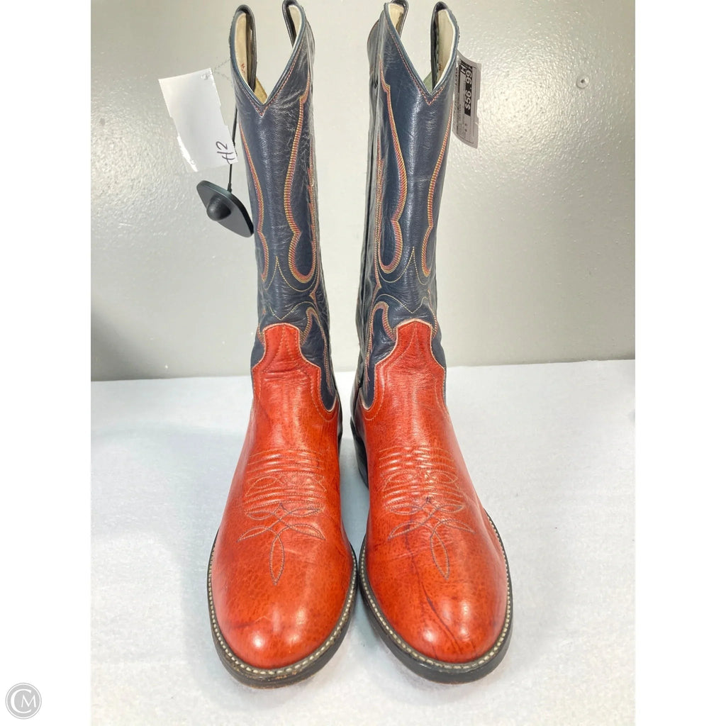 Boots Western By Clothes Mentor In Orange, Size: 6.5
