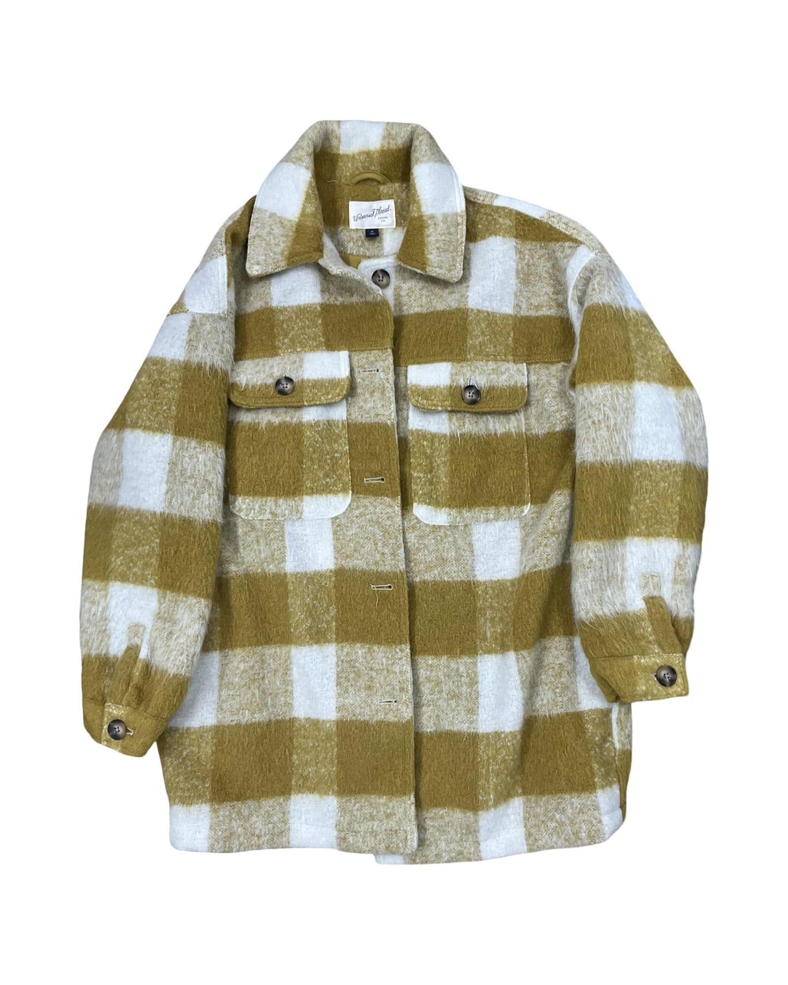 Coat Other By Universal Thread In Cream & Yellow, Size:M
