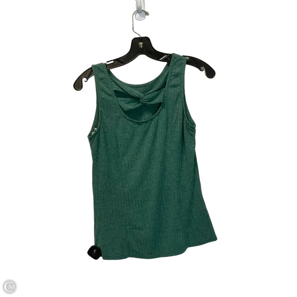 Top Sleeveless By Papermoon In Green, Size: M