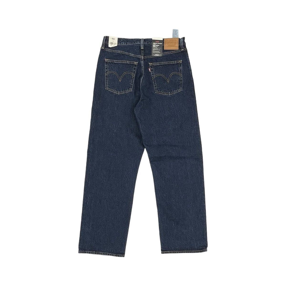 Jeans Straight By Levis In Blue Denim, Size:12