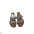 Sandals Flats By A New Day In Silver & Tan, Size: 8