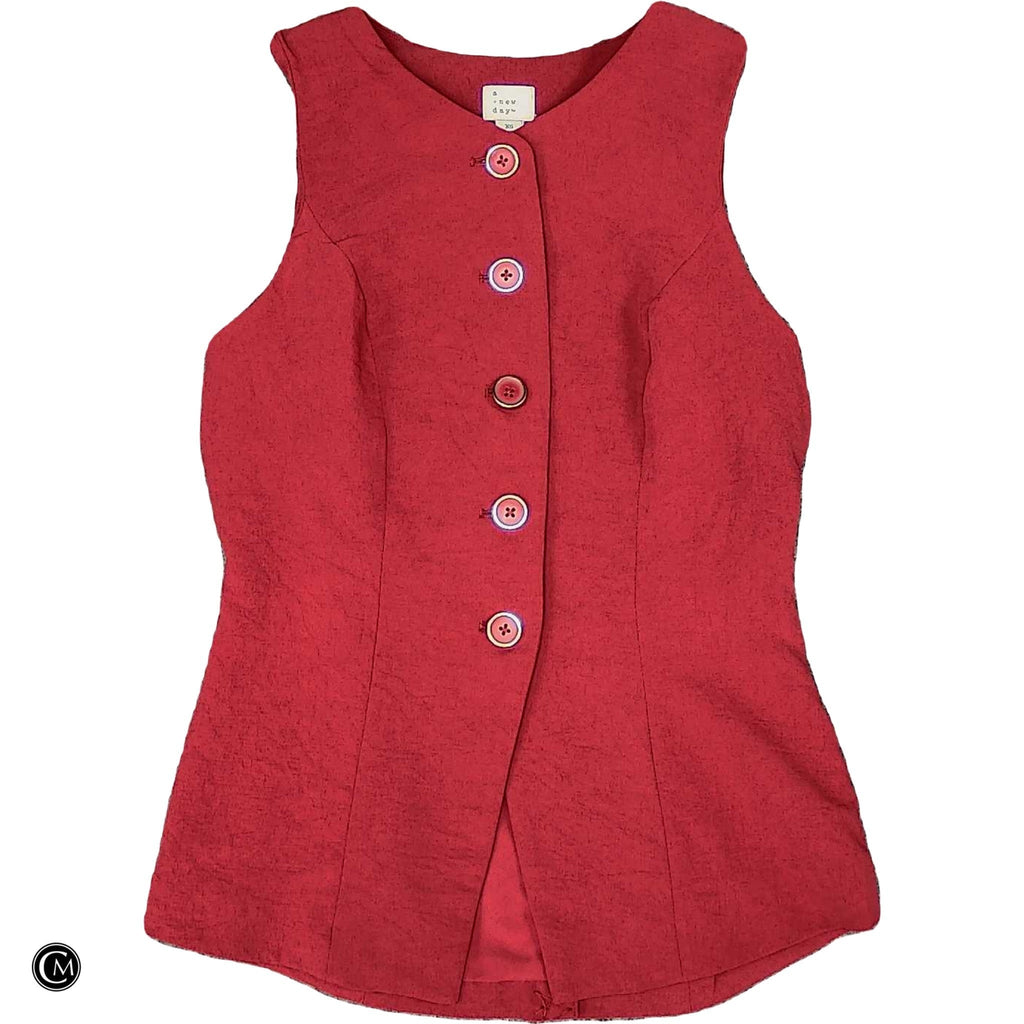 Vest Other By A New Day In Red, Size: Xs