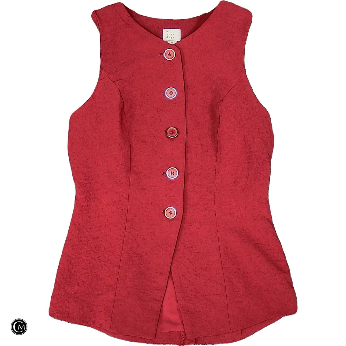 Vest Other By A New Day In Red, Size: Xs