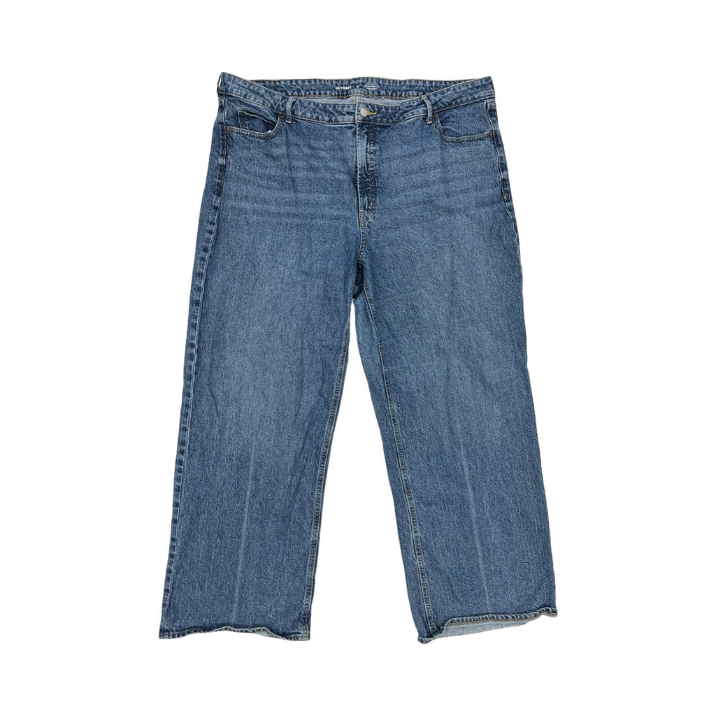 Jeans Straight By Old Navy In Blue Denim, Size:22