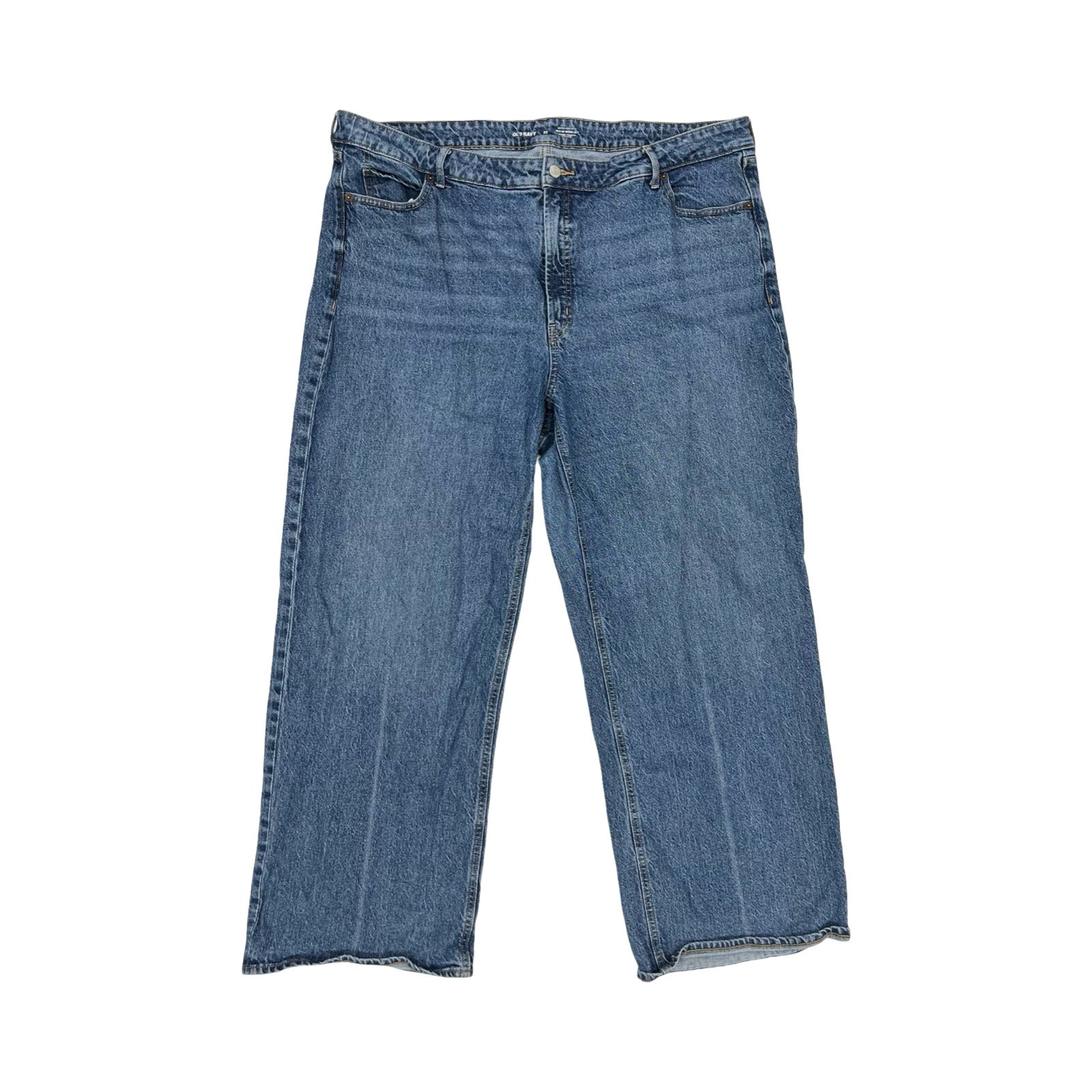 Jeans Straight By Old Navy In Blue Denim, Size:22