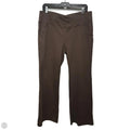 Straight Leg Athletic Pants By Iuga In Brown, Size: Xxl