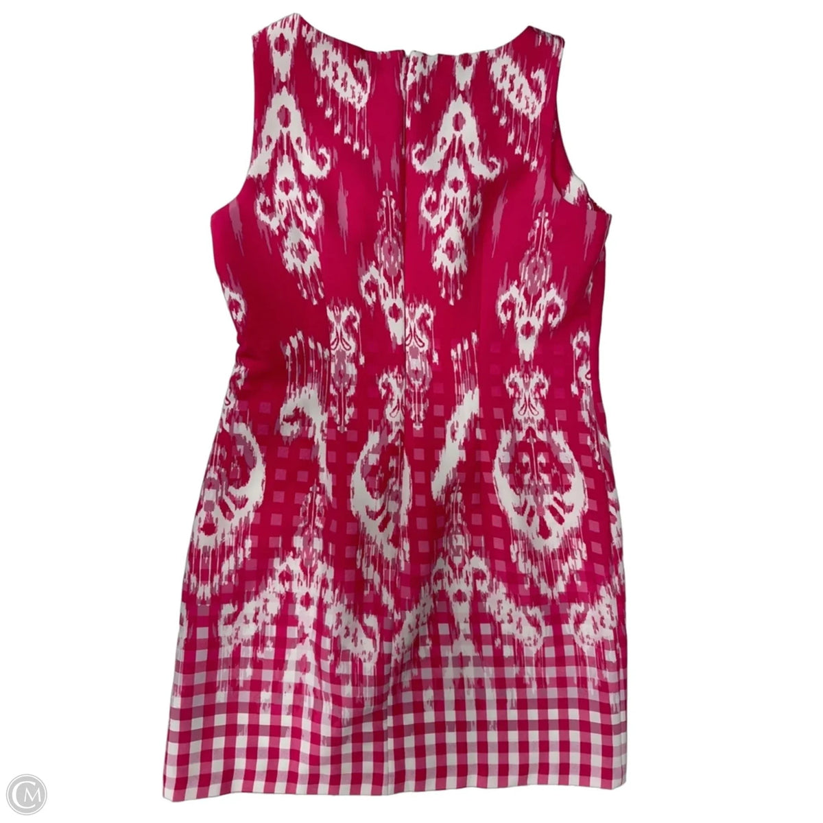 Dress Work By Ab Studio In Pink & White, Size: L