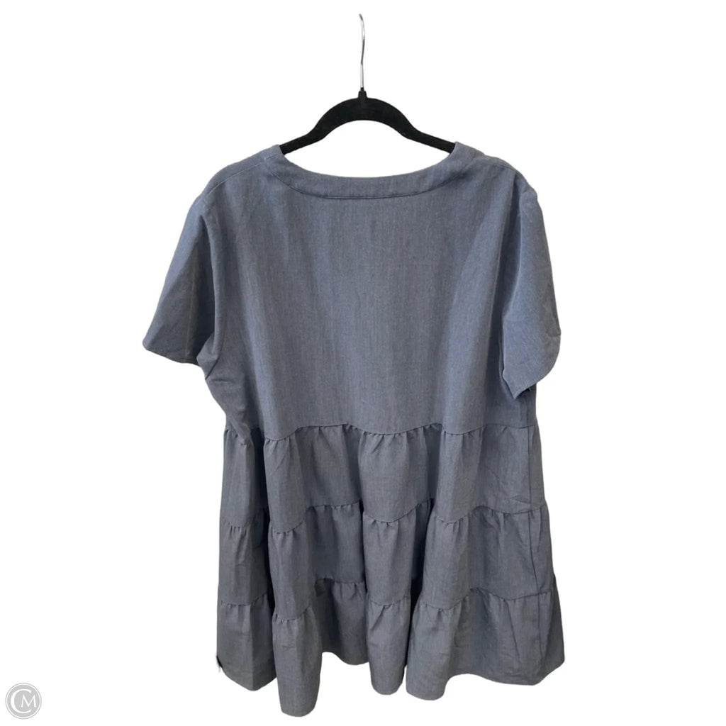 Dress Casual Midi By Agnes Orinda In Grey, Size: 2x