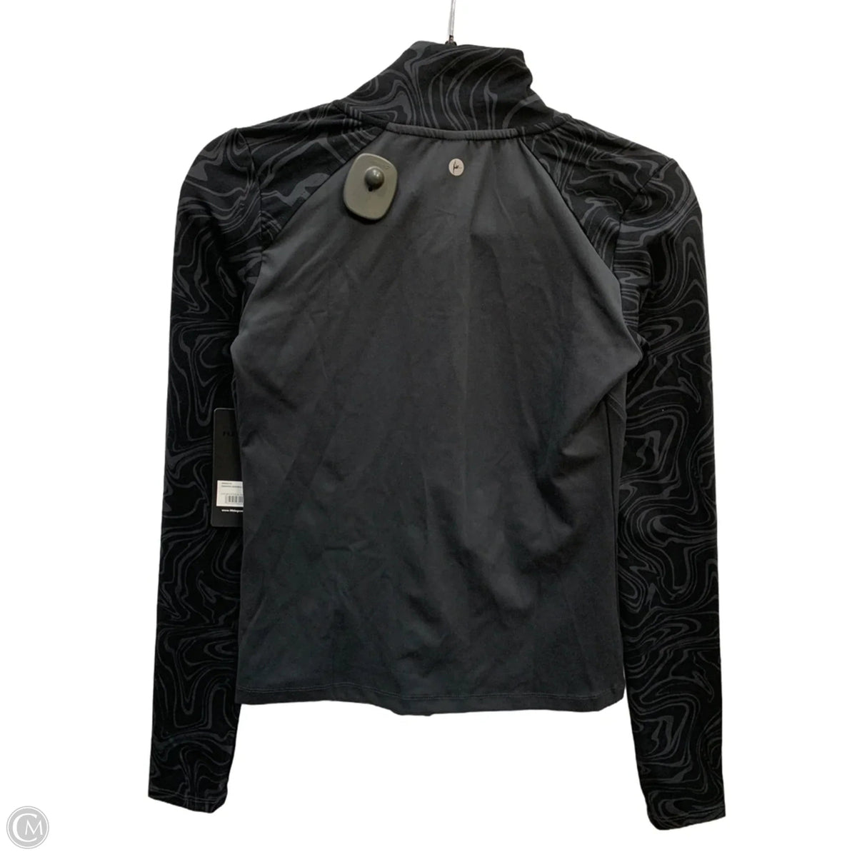 Athletic Jacket By 90 Degrees By Reflex In Black & Grey, Size: Xs