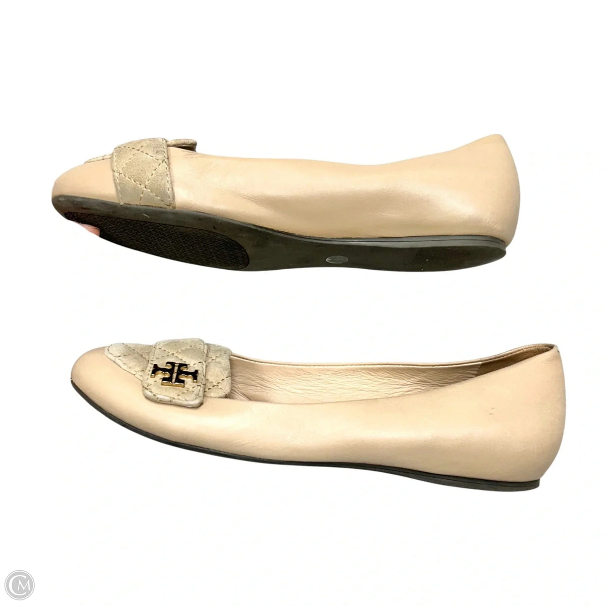 Shoes Designer By Tory Burch In Cream, Size: 7.5