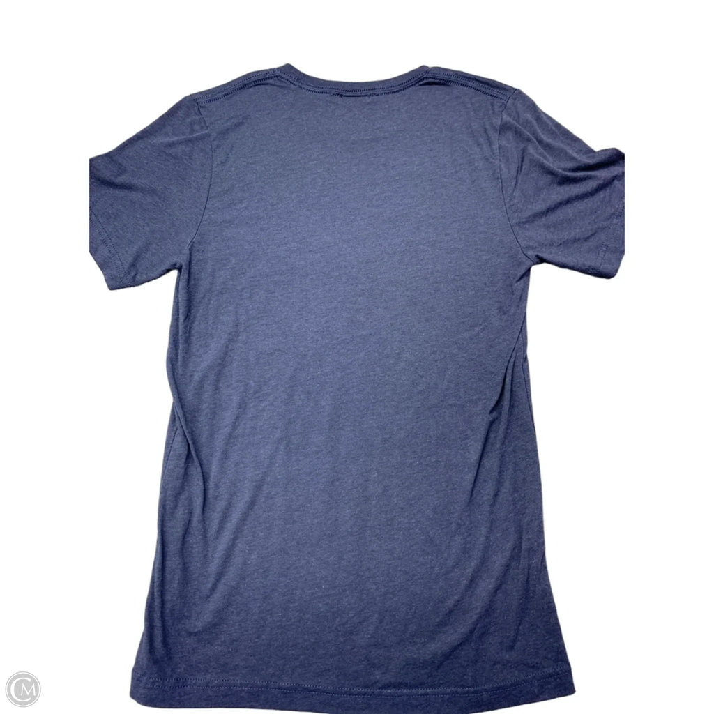 Top Short Sleeve By Clothes Mentor In Blue, Size: M