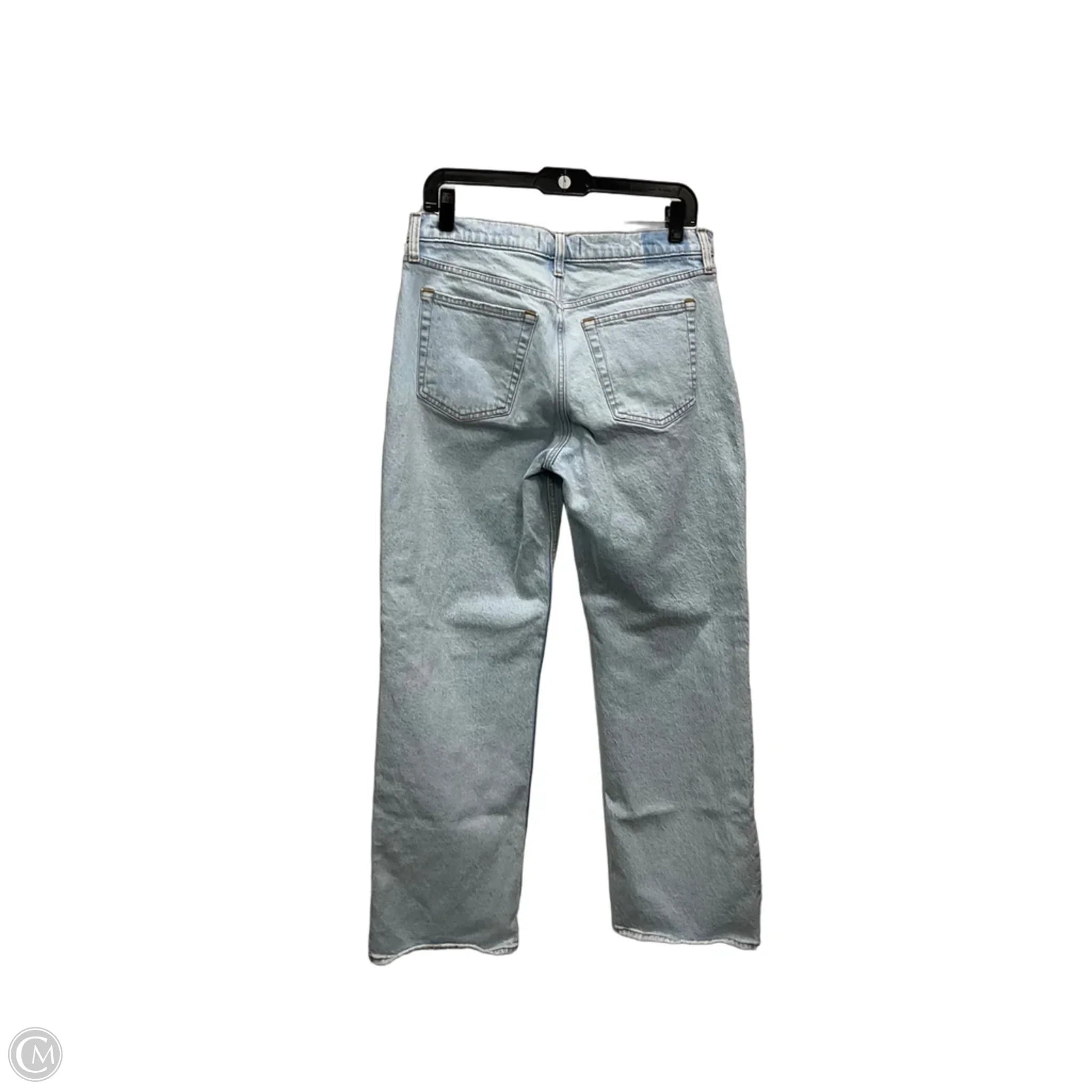 Jeans Straight By Abercrombie And Fitch In Blue Denim, Size: 6