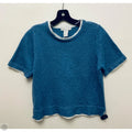 Top Short Sleeve By Design History In Blue, Size: S