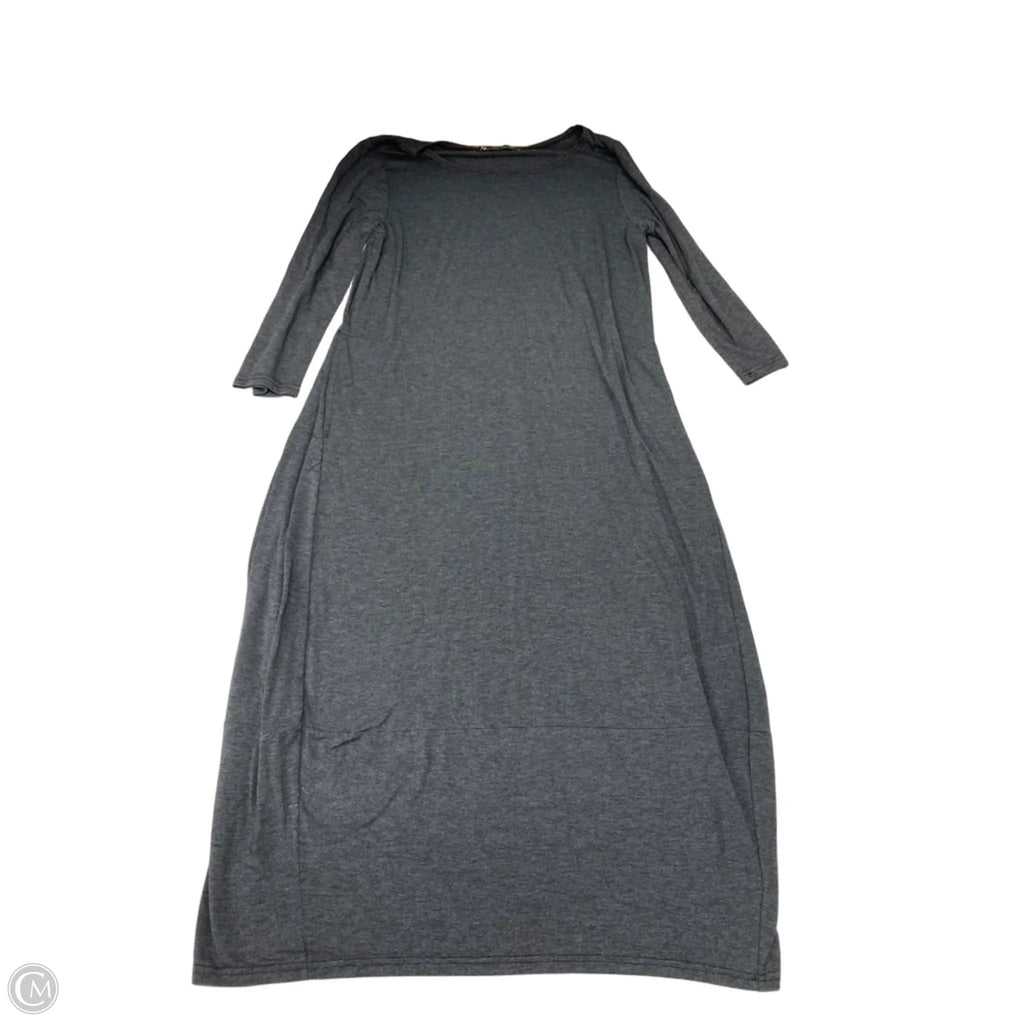 Dress Casual Maxi By Clothes Mentor In Grey, Size: L