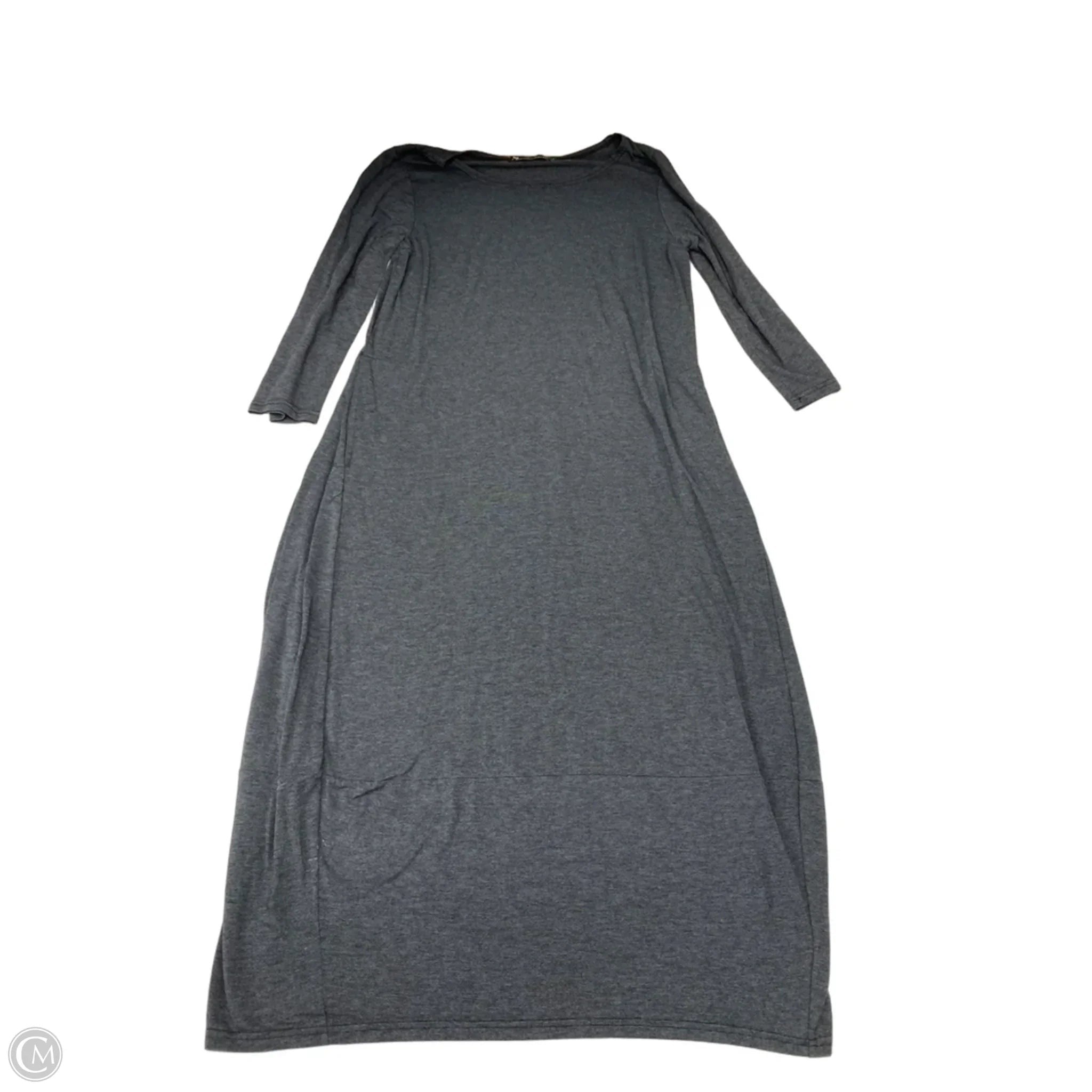 Dress Casual Maxi By Clothes Mentor In Grey, Size: L