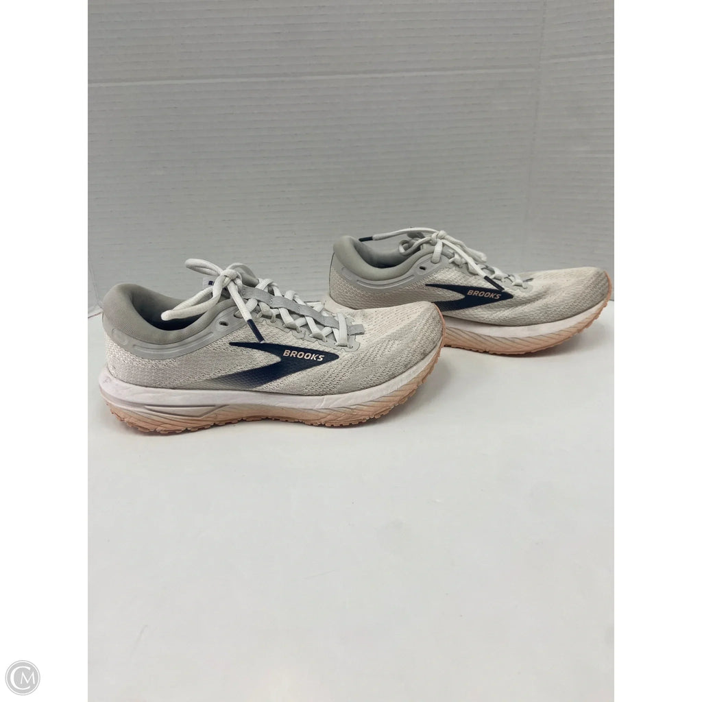 Shoes Athletic By Brooks In White, Size: 6