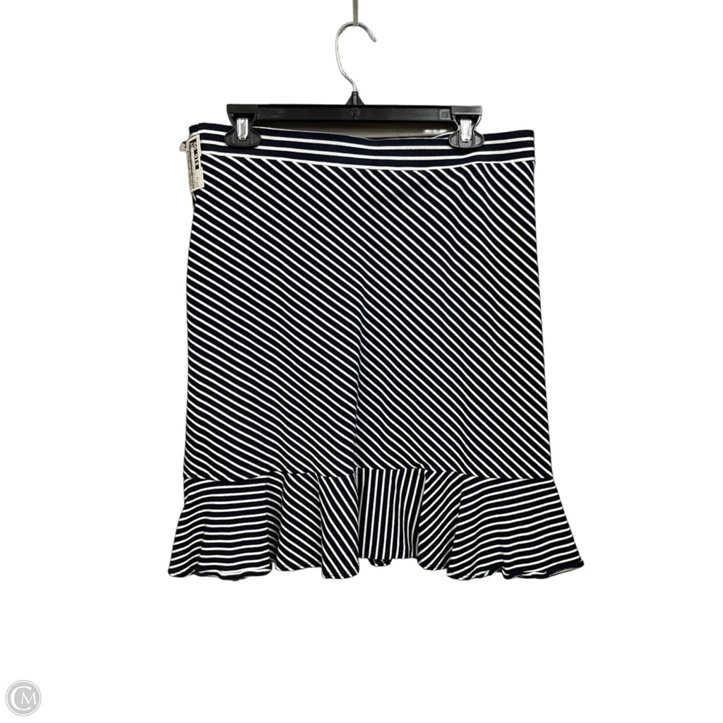 Skirt Mini & Short By Talbots In Striped Pattern, Size: 12