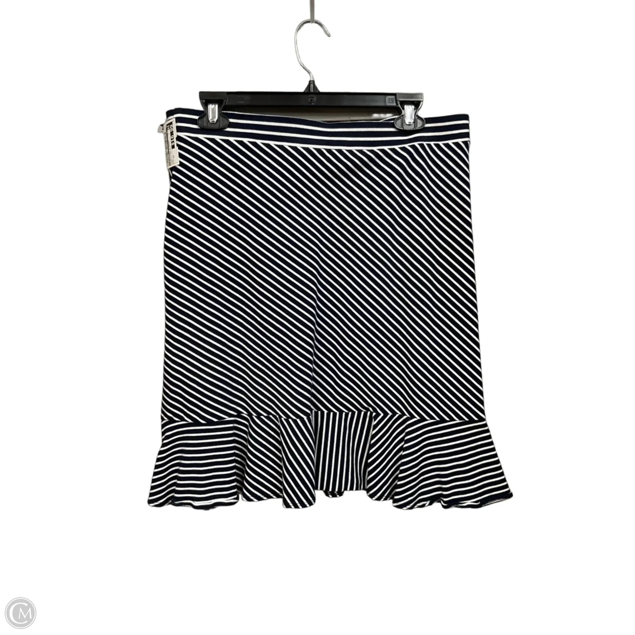 Skirt Mini & Short By Talbots In Striped Pattern, Size: 12