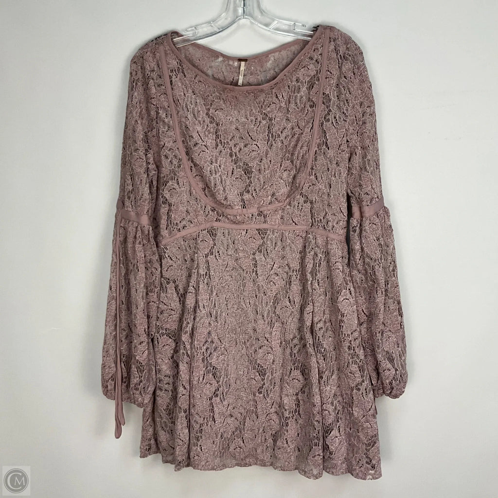 Dress Casual Midi By Free People In Pink, Size: M