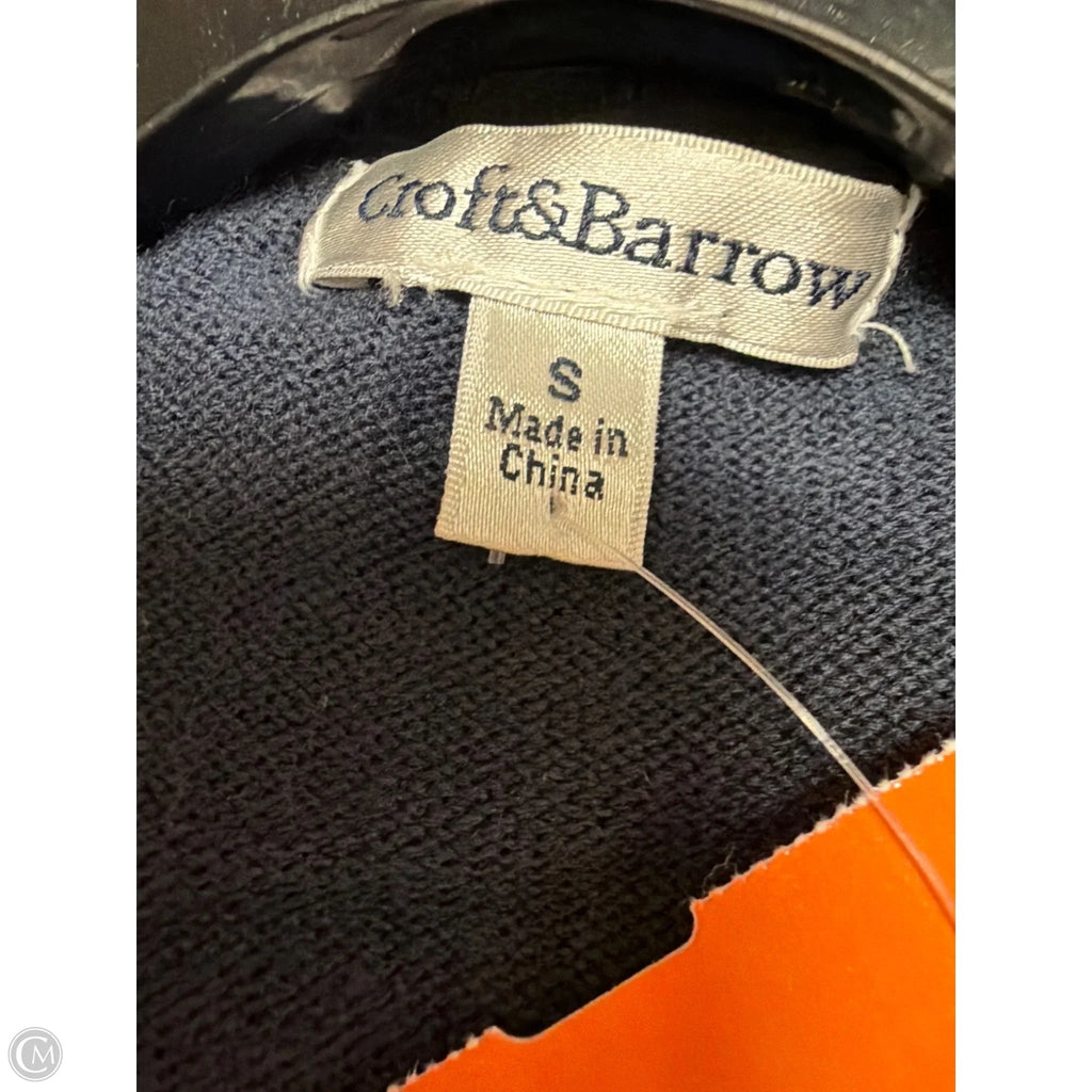 Cardigan By Croft And Barrow In Navy, Size: S