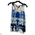Top Sleeveless Basic By Michael By Michael Kors In Blue & White, Size: M