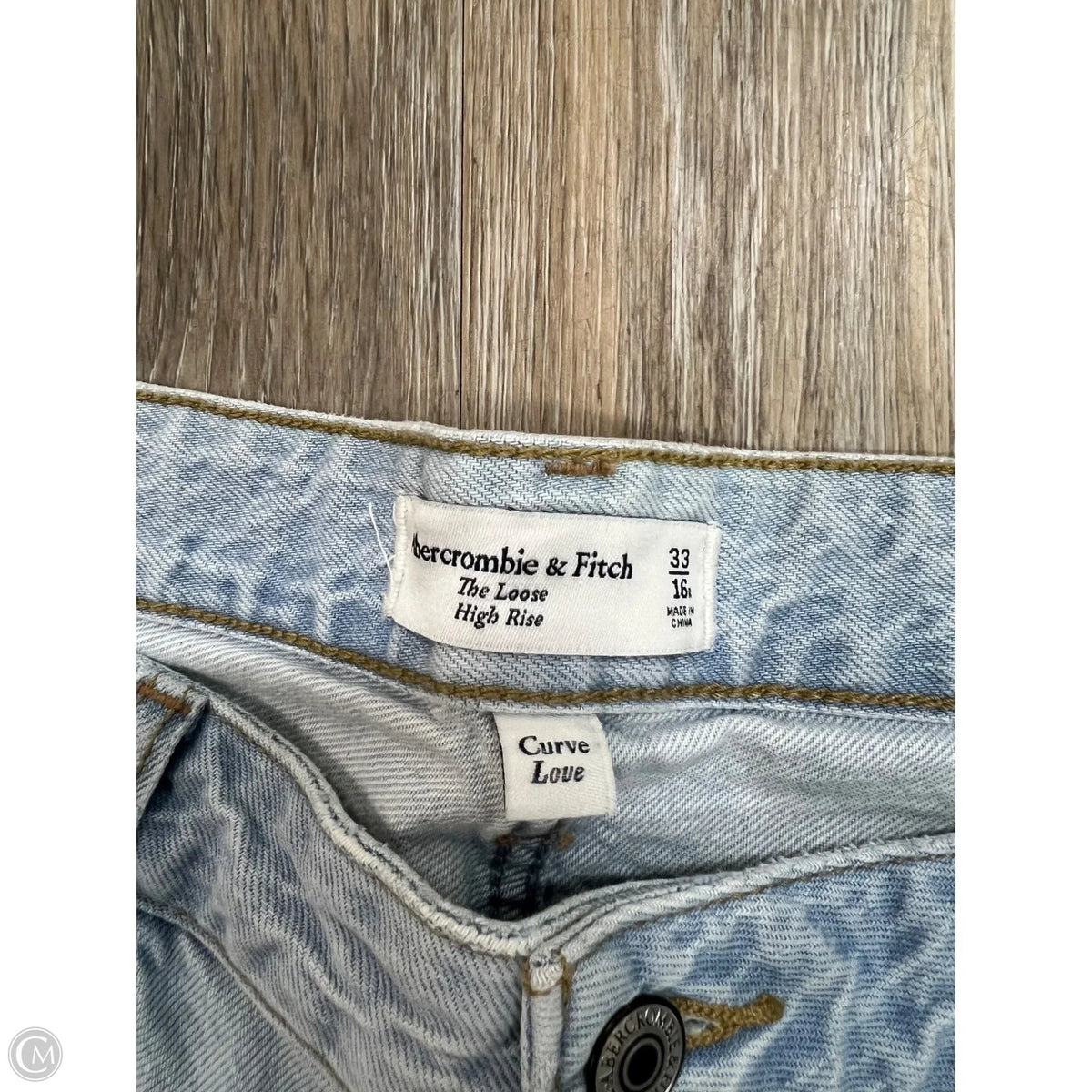 Jeans Boyfriend By Abercrombie And Fitch In Blue Denim, Size: 16