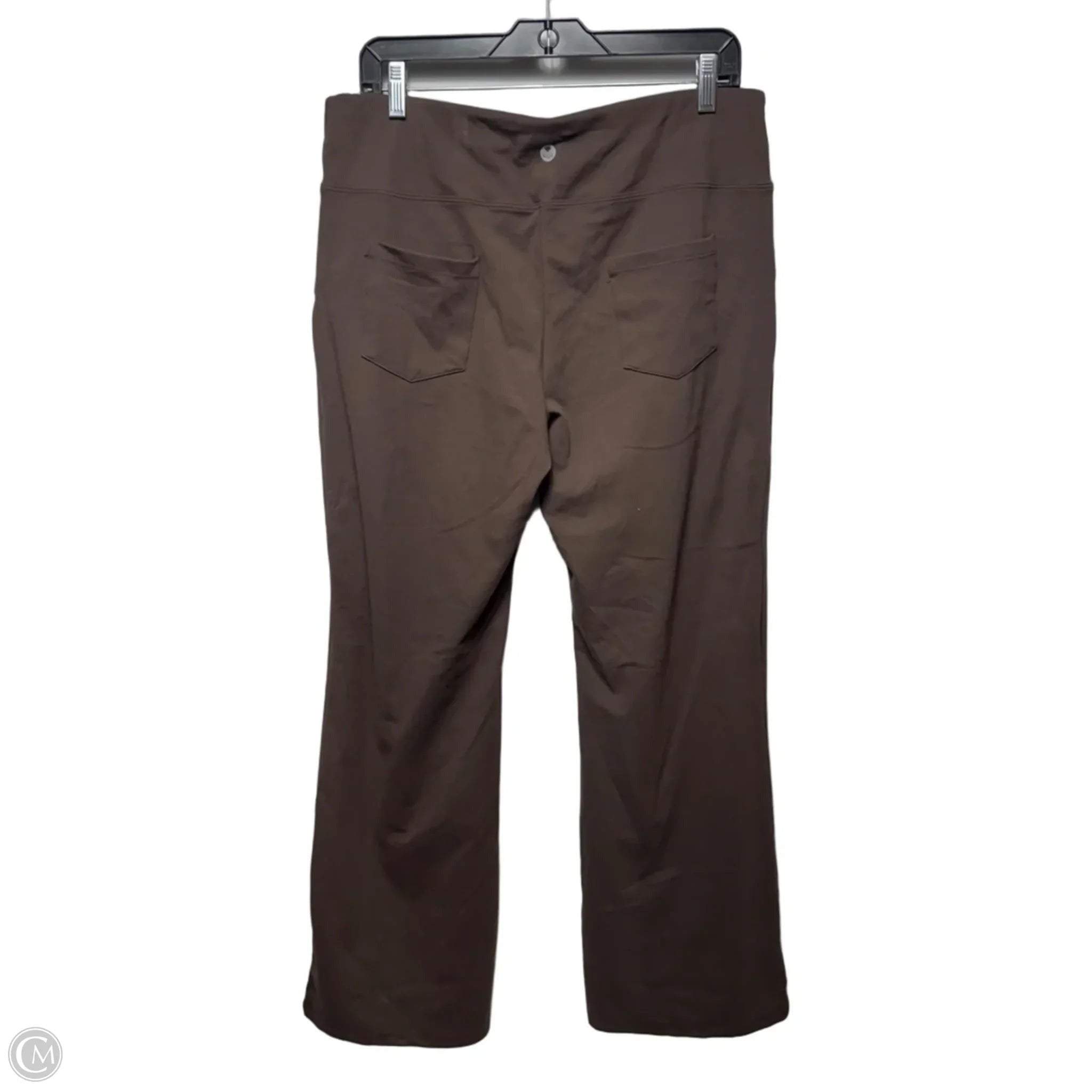 Straight Leg Athletic Pants By Iuga In Brown, Size: Xxl