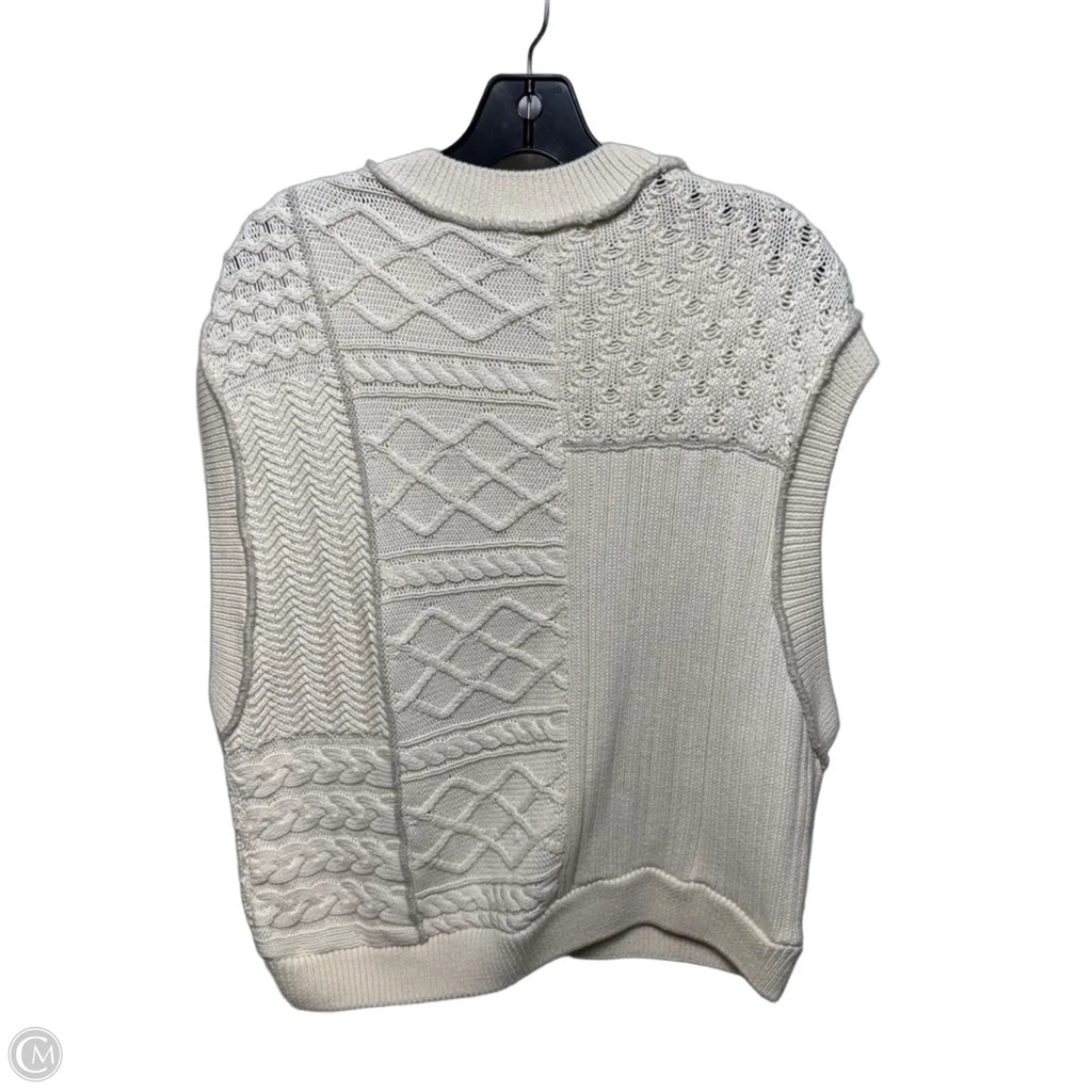 Vest Sweater By Free People In Cream, Size: Xs