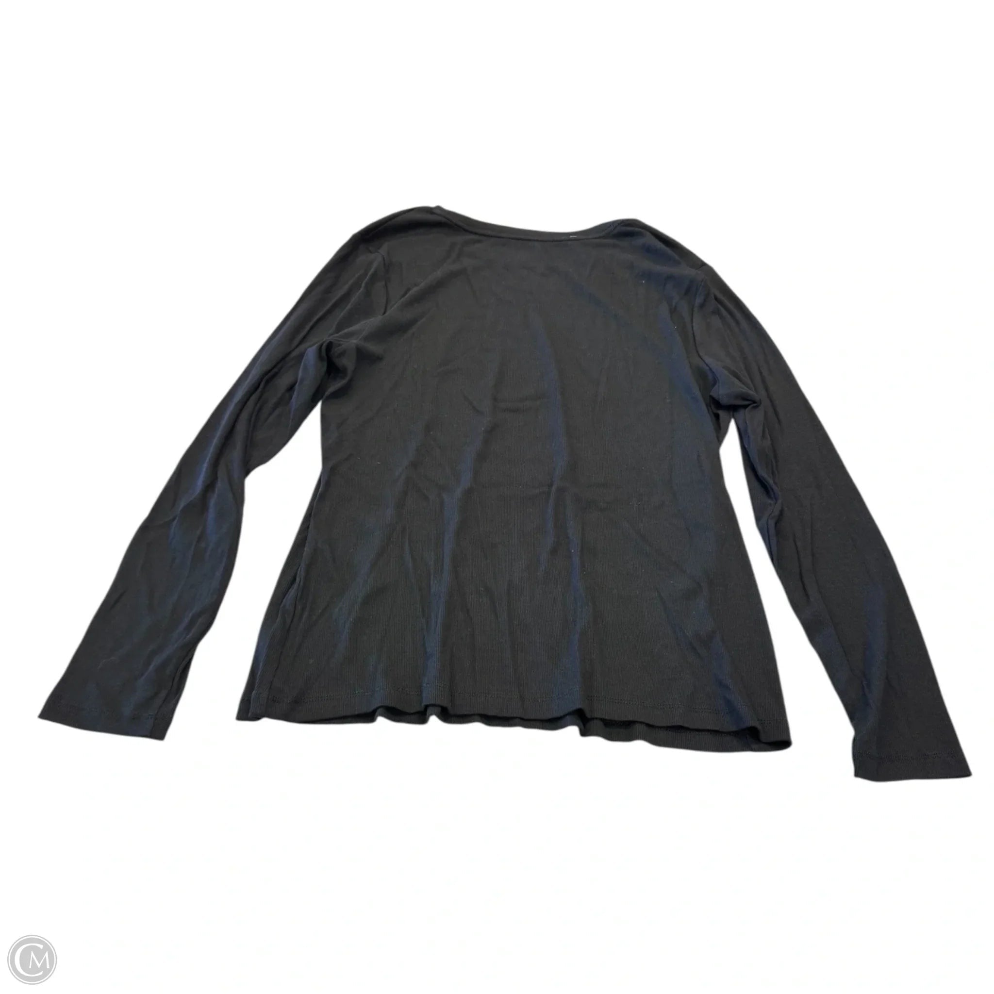 Top Long Sleeve By A New Day In Black, Size: Xl