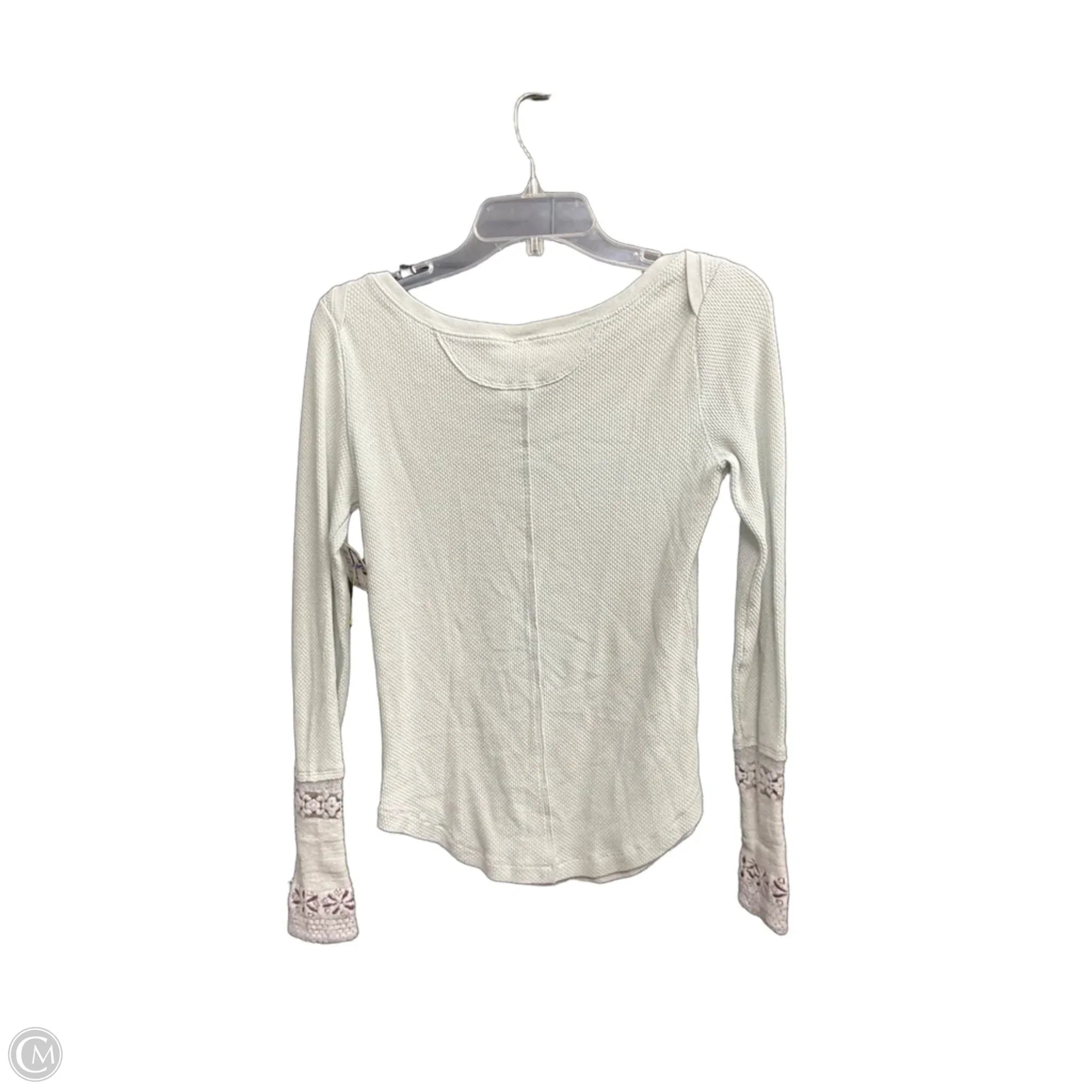 Top Long Sleeve By Free People In Blue, Size: M