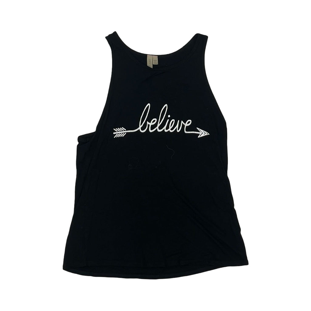 Athletic Tank Top By Clothes Mentor In Black, Size:Xl