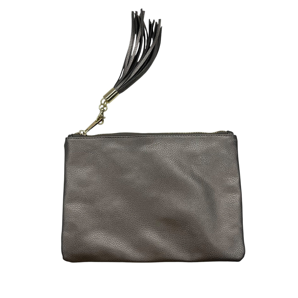 Makeup Bag By Merona In Silver, Size:Medium