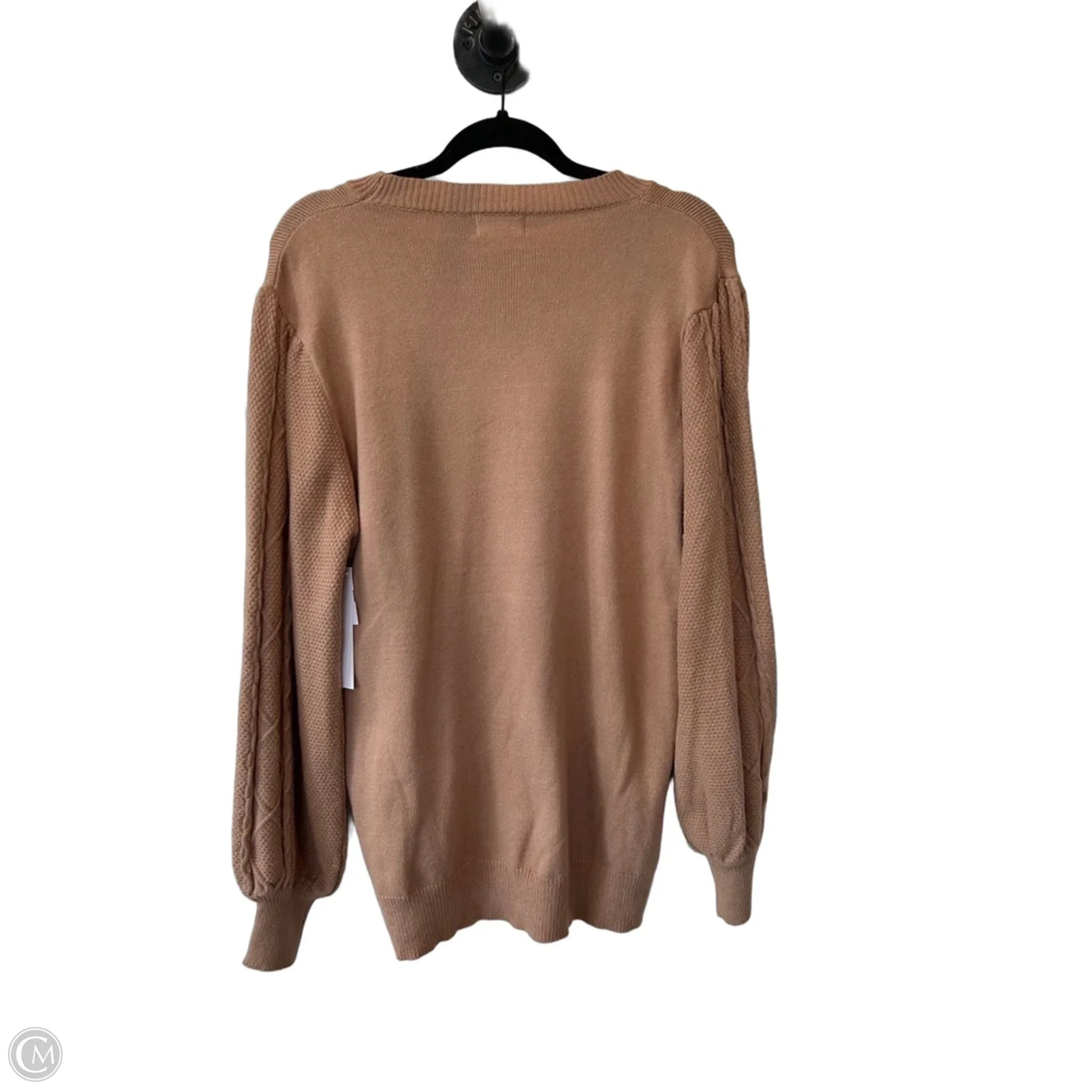 Sweater By &merci In Tan, Size: 1x