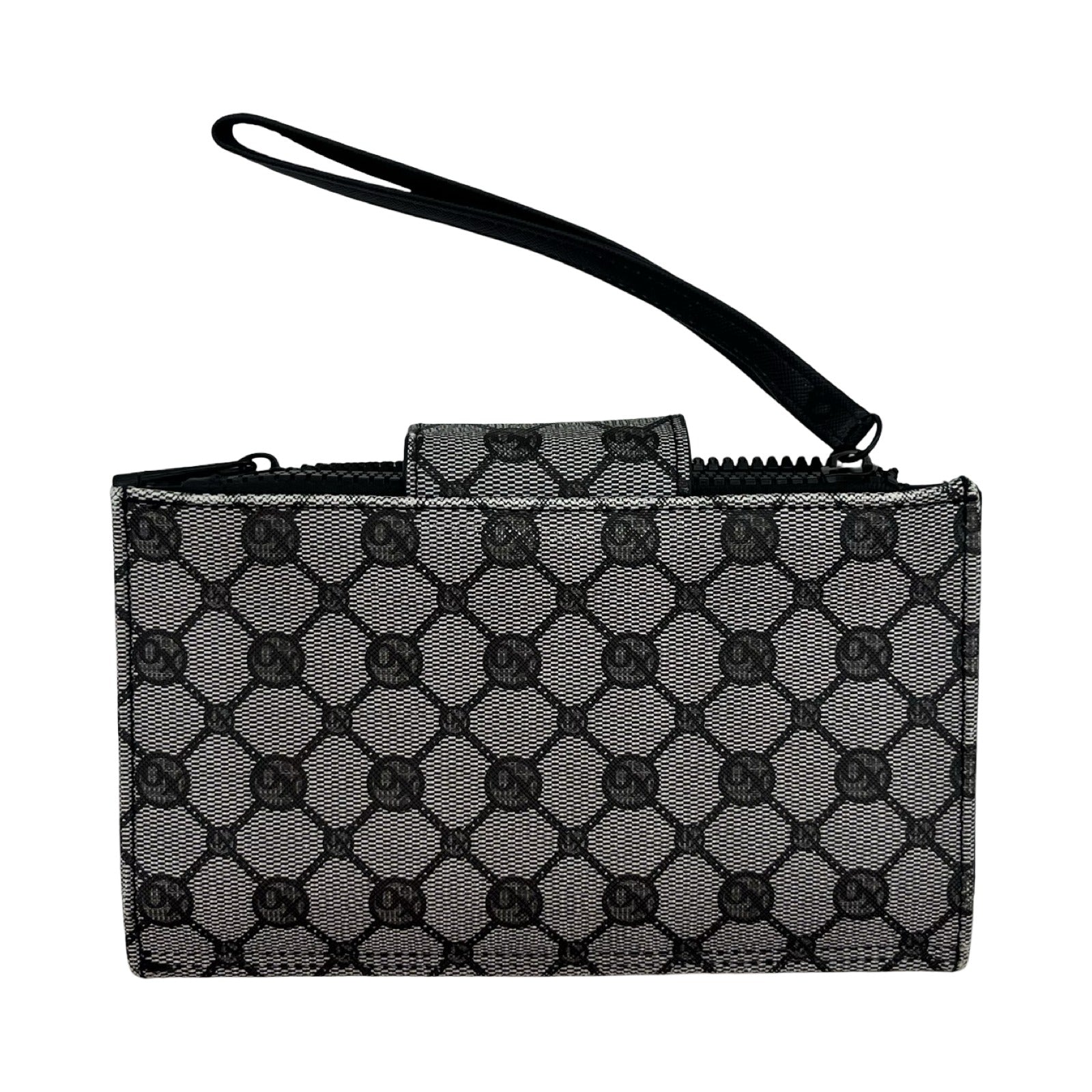 Wristlet By Clothes Mentor In Grey, Size:Medium