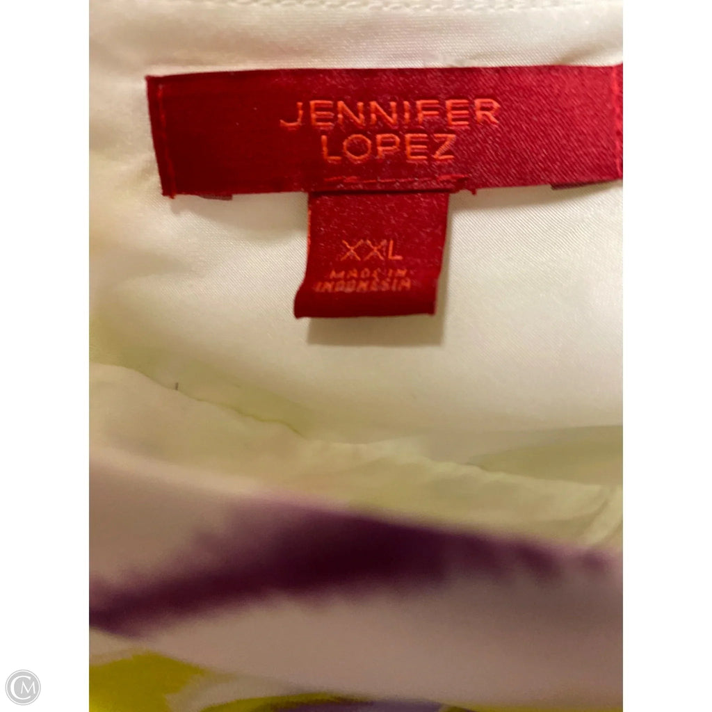 Dress Casual Maxi By Jennifer Lopez In Green, Size: Xxl