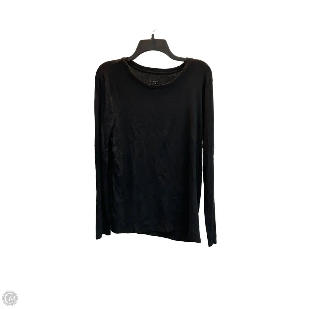 Top Long Sleeve Basic By A New Day In Black, Size: Xxl