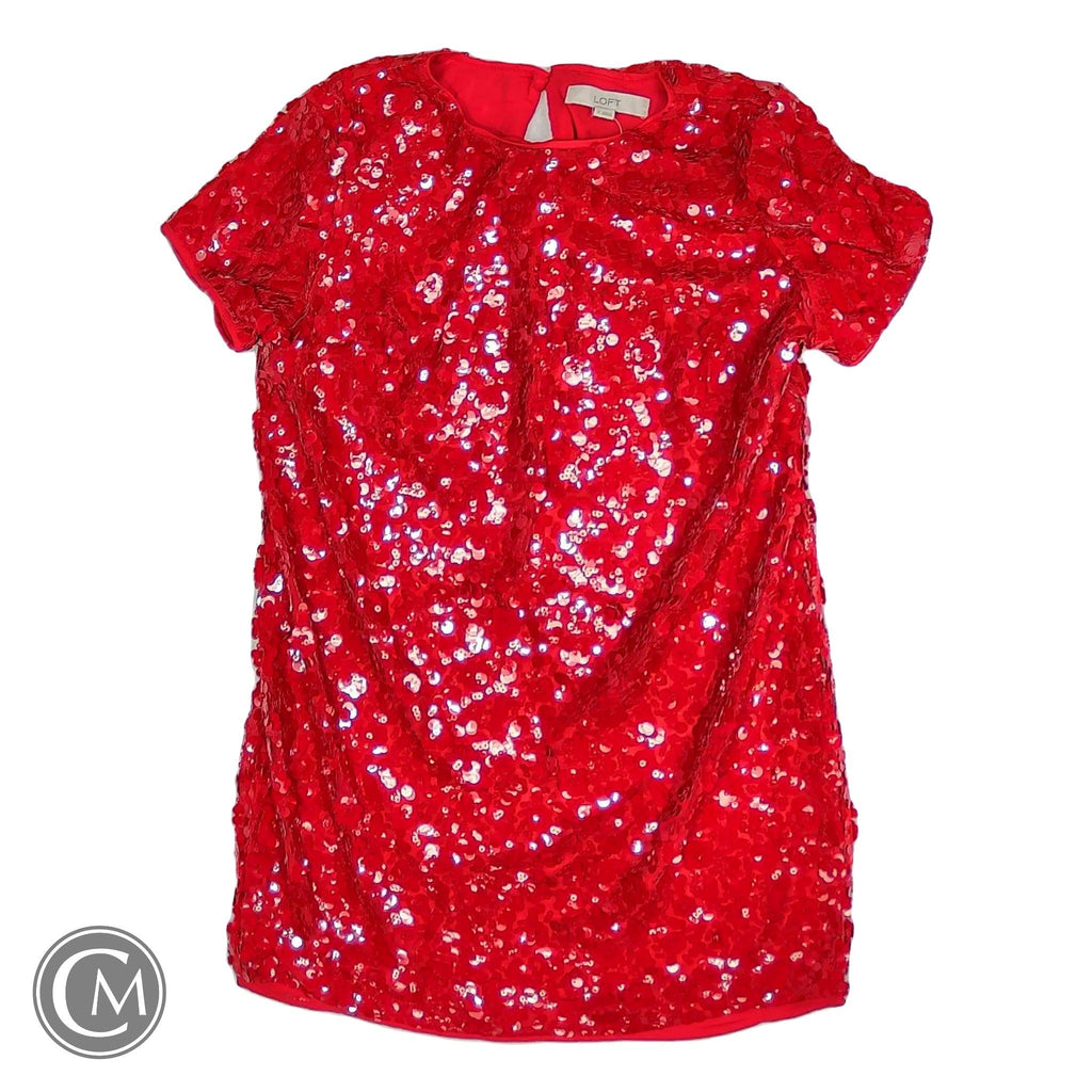 Dress Party Short By Loft In Red, Size: S