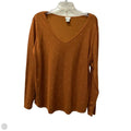 Sweater By Chicos In Orange, Size: L