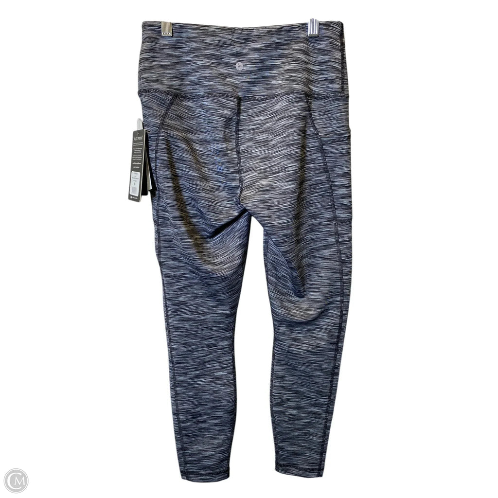 Athletic Leggings By 90 Degrees By Reflex In Grey, Size: M