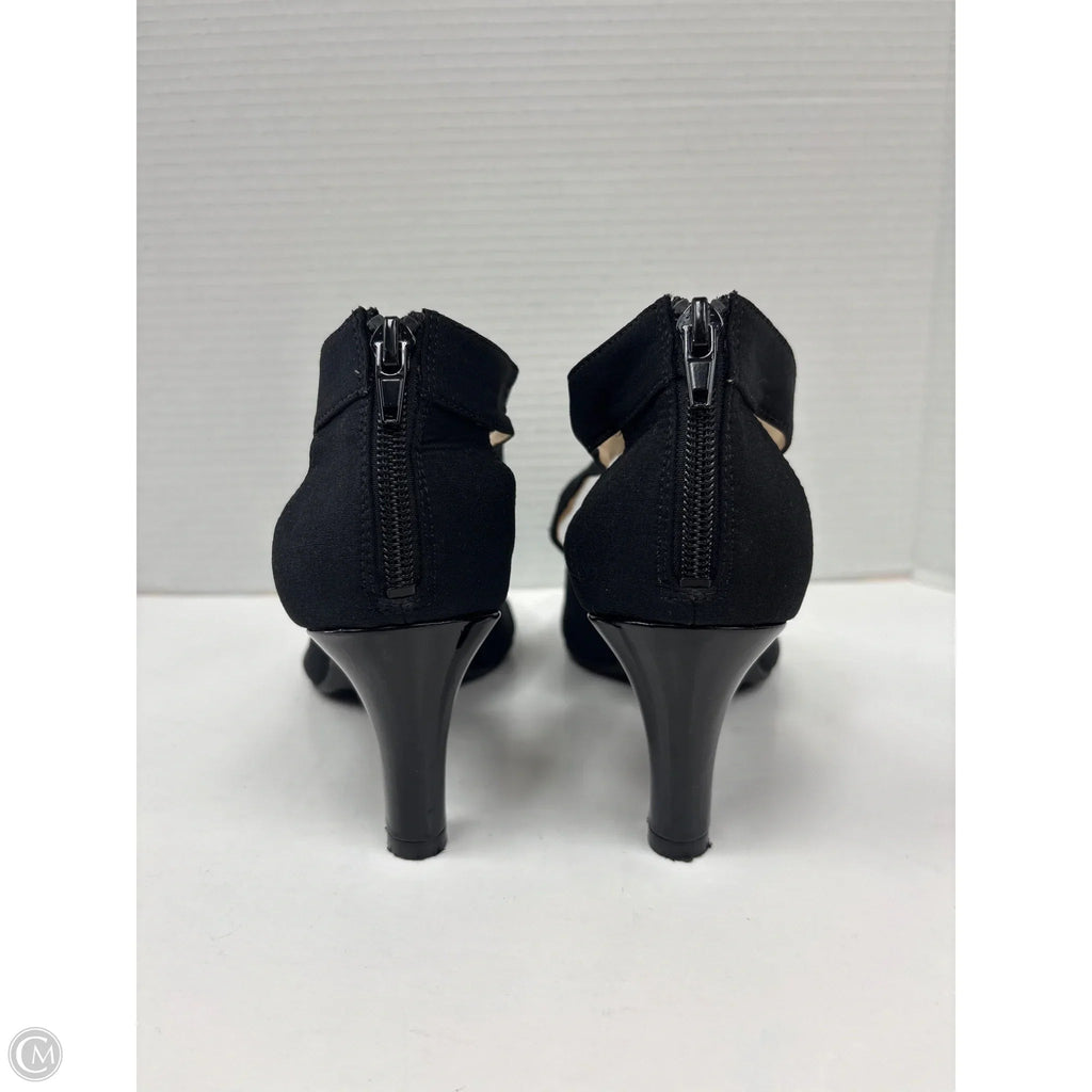 Shoes Heels Kitten By Life Stride In Black, Size: 9