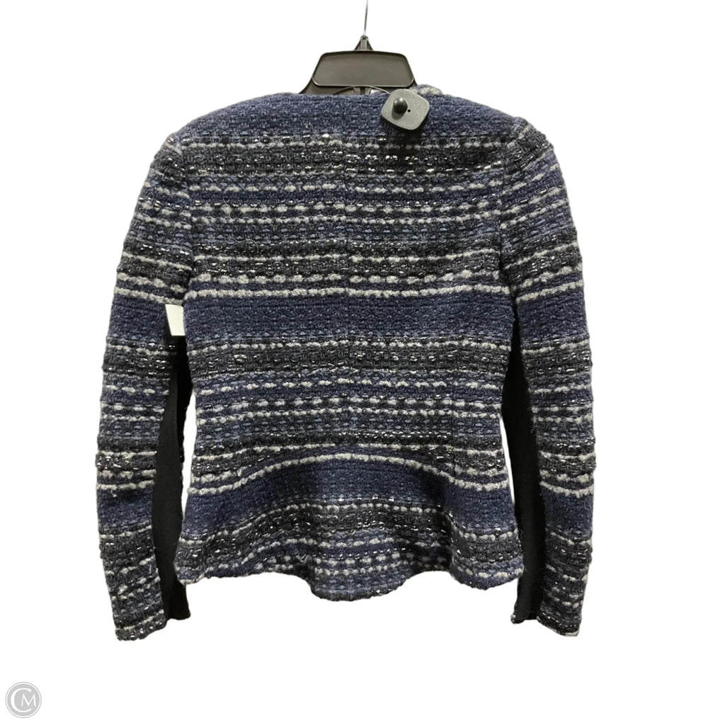 Top Long Sleeve By Rebecca Taylor In Blue, Size: 4
